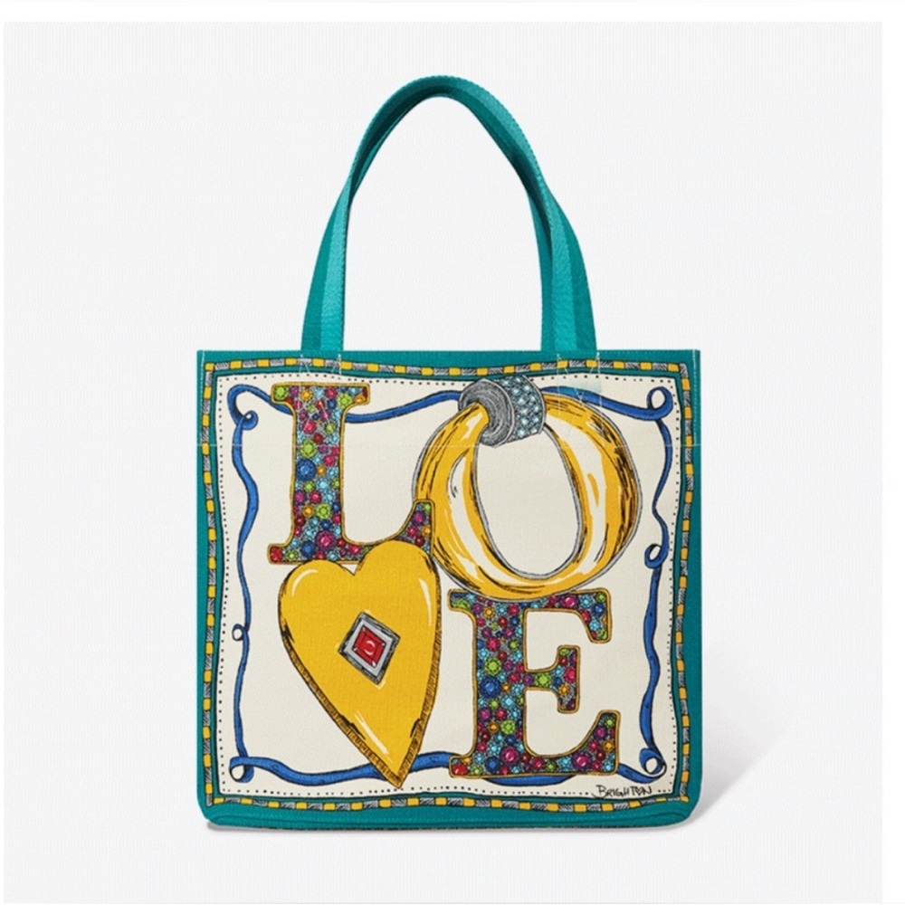 Brighton Multicolor Love Design Tote - Picture 2 of 6